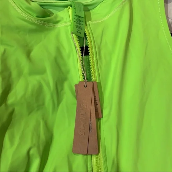 SKIMS Neon Green One Piece Swimsuit - Picture 10 of 14